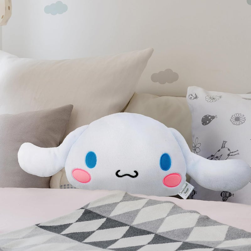 Get Trend Hello Kitty Sanrio Plush Cushion Pillow for Kids, Teens, Women, Plush Throw Pillow Fluffy Cushion Kawaii Decor Cinnamoroll Kuromi Gift (White Cinnamoroll, L15.7 x W15.4) - Image 5